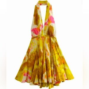 Zara mini halter Dress NWT
